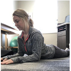 Chiropractic Appleton WI Callie Huft Sphinx Pose