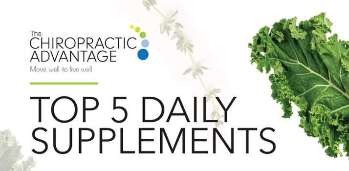 Chiropractic Oconto WI Top 5 Daily Supplements